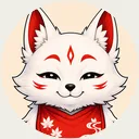 Kon, the white kitsune of Kyoto